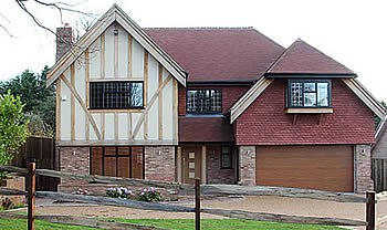 Detached new build house in Sevenoaks, Kent