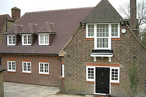 Two storey extension with new curved staircase