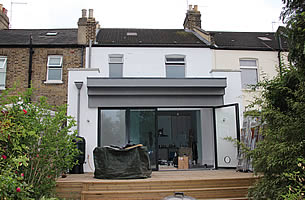 Modern rear extension in Hazelbank Road, Hither Green